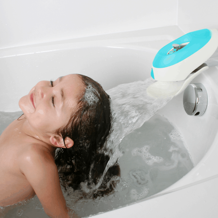 Boon Flo Tub Spout Water Deflector and Bubble Bath Dispenser